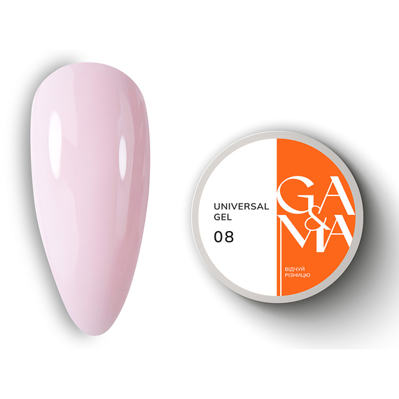 Universal gel GaMa Universal gel liquid No. 08, powder, 30 ml, Color: Powder, Volume: 30 ml
