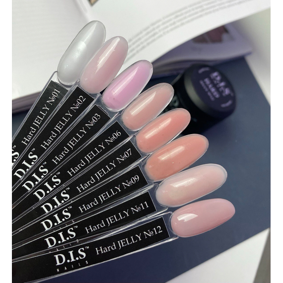 Гель желе DIS Hard JELLY №07, бежево-розовый, 28 мл, Цвет: Бежевый, изображение 2