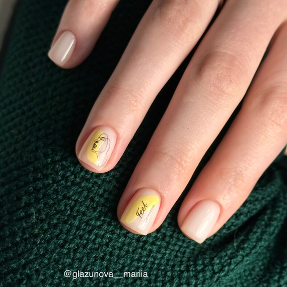 Гель-лак для ногтей GaMa Art collection №154 Olexandra Exter желтый, 10 мл, Цвет: Желтый, изображение 2