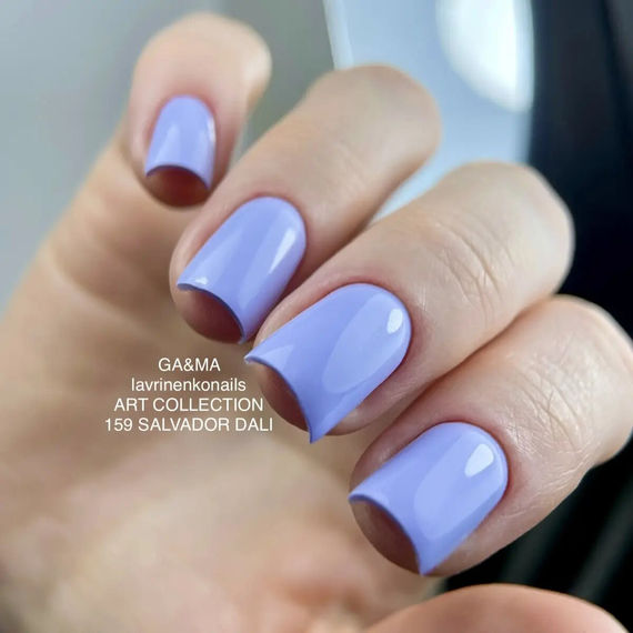 Гель-лак для ногтей GaMa Art collection №159 Salvador Dali лавандовый, 10 мл, Цвет: Лавандовый, изображение 2