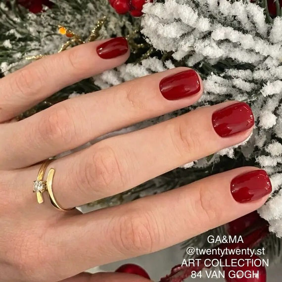 Гель-лак для ногтей GaMa Art collection №084 Van Gogh красный, 10 мл, Цвет: Красный, изображение 3