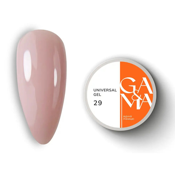 Гель универсальный GaMa Universal gel жидкий №29, бежевый, 30 мл