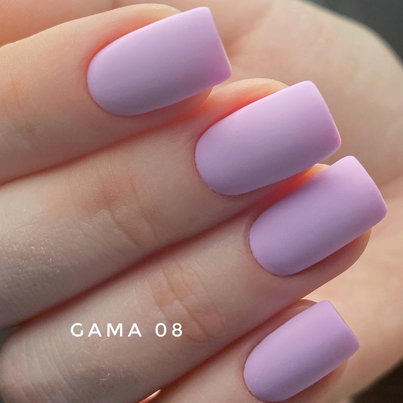 Гель-лак для ногтей GaMa Basic collection №008 лиловый, 10 мл, Цвет: Лиловый, изображение 3