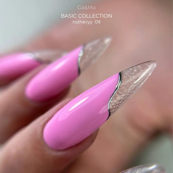 Гель-лак для ногтей GaMa Basic collection №009 розовый, 10 мл, Цвет: Розовый, изображение 3