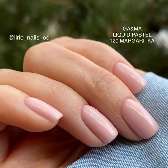 Гель-лак для нігтів GaMa Liquid pastel №120 Margaritka маргаритка, 10 мл, Колір: Рожевий, зображення 4