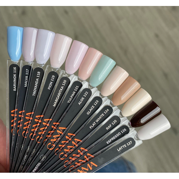 Гель-лак для нігтів GaMa Liquid pastel №120 Margaritka маргаритка, 10 мл, Колір: Рожевий, зображення 5