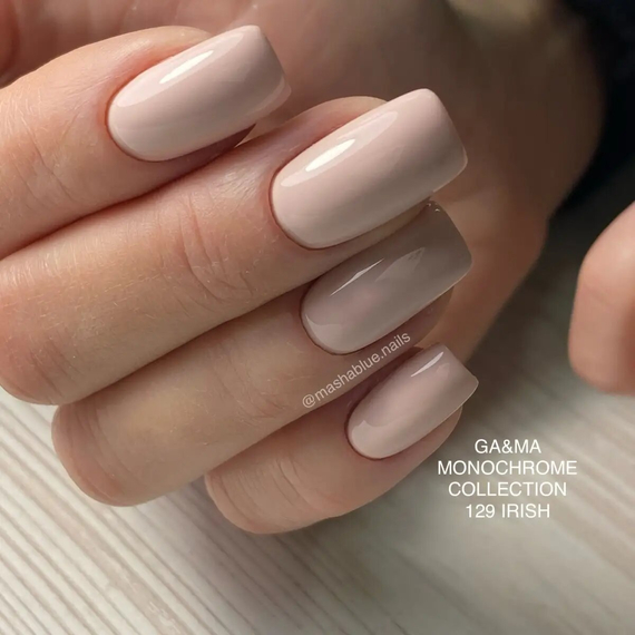 Гель-лак для нігтів GaMa Monochrome collection №129 Irish іріш, 10 мл, зображення 3