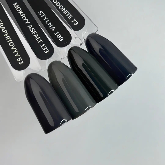 Гель-лак для ногтей GaMa collection Stylna №189, графитовый, 10 мл, изображение 3