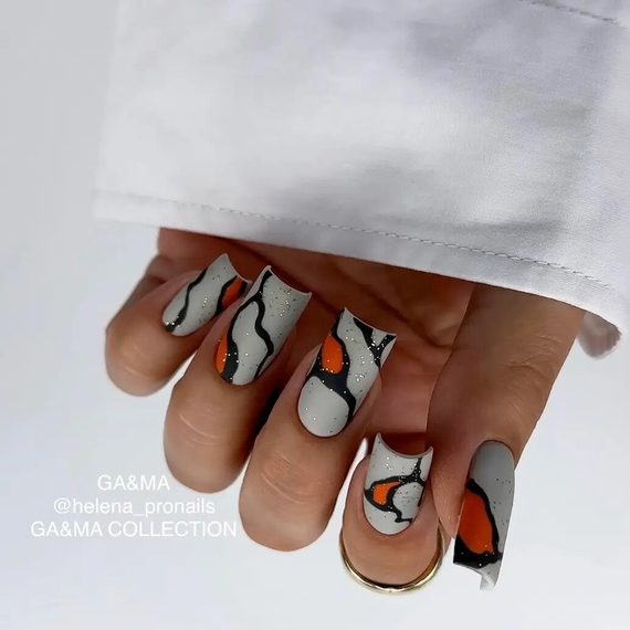 Гель-лак для ногтей GaMa collection Kreatyvna №191, серый, 10 мл, изображение 2