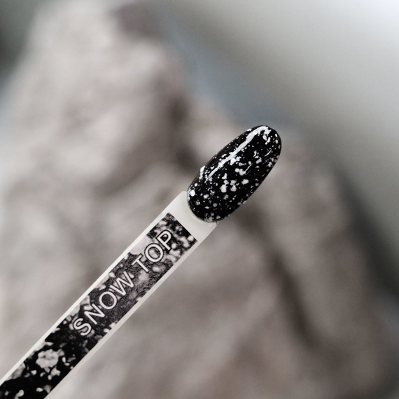 Закріплювач для гель-лаку Komilfo No Wipe Snow Top, без липкого шару, 8 мл, зображення 2