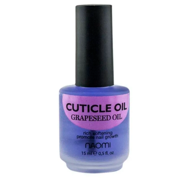 Масло для кутикулы Naomi виноградная косточка, 15 мл
