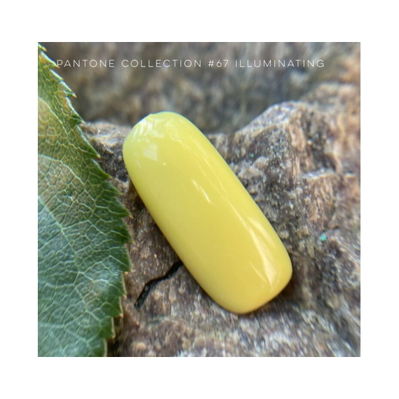 Гель-лак для нігтів GaMa Pantone №067 Illuminating, ілюминайтін, 10 мл, Колір: Жовтий, зображення 2