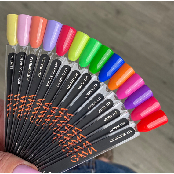 Гель-лак для ногтей GaMa Pantone №106 Bubblegum, баблгам, 10 мл, Цвет: Малиновый, изображение 2