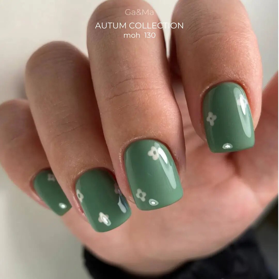 Гель-лак для ногтей GaMa Autumn collection №130 мох, 10 мл, Цвет: Зеленый, изображение 2
