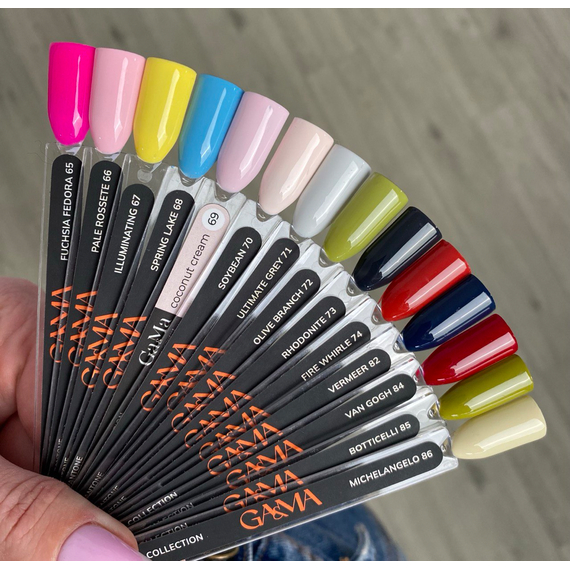 Гель-лак для нігтів GaMa Pantone №070 Soybean, пастельний персик, 10 мл, Колір: Персиковий, зображення 2