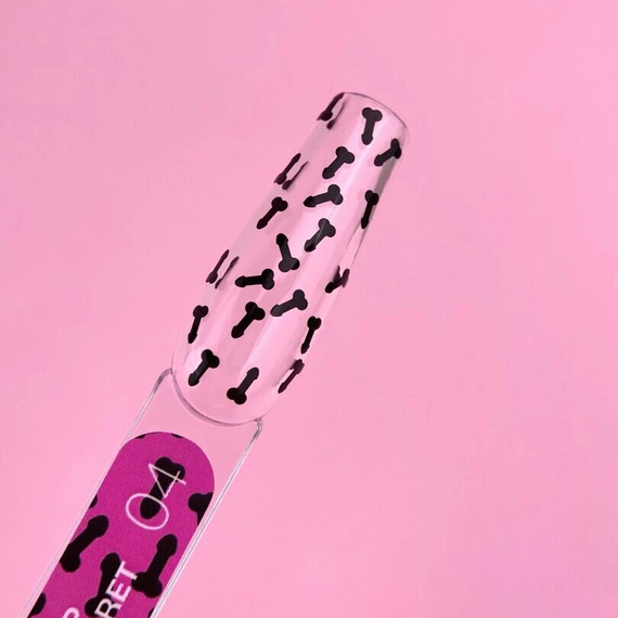 Топ для нігтів Luna Top Secret №04, чорний, без липкого шару, 13 мл, зображення 2