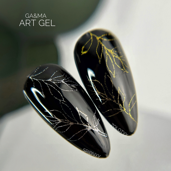 GaMa Art gel Zolotyy gel paint, gold, 5 g, 2 image