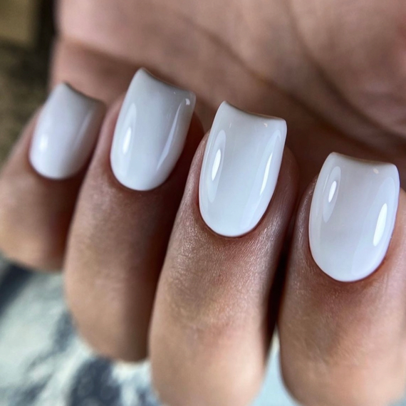 Гель-лак Komilfo Deluxe Series №D003 белый эмаль, 8 мл, Цвет: Белый, Обьем: 8 мл, изображение 3