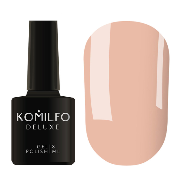 Gel polish Komilfo Deluxe Series No. D014 body pink enamel, 8 ml, Color: Pink, Volume: 8 ml