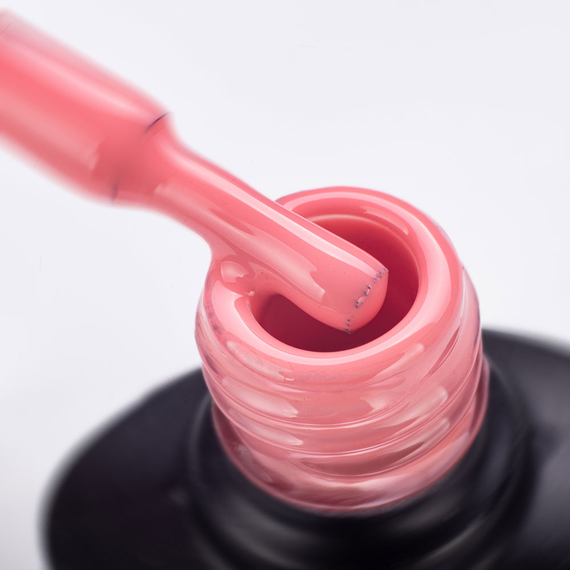 Гель-лак Komilfo Deluxe Series №D019 лососево-розовый эмаль, 8 мл, Цвет: Розовый, Обьем: 8 мл, изображение 2