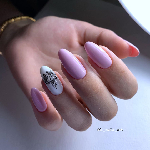 Gel polish Komilfo Deluxe Series No. D034 light purple enamel, 8 ml, Color: Purple, Volume: 8 ml, 3 image