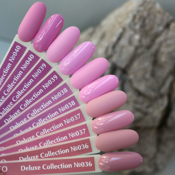 Гель-лак Komilfo Deluxe Series №D037 приглушенний розовувато-ліловий емаль, 8 мл, Колір: Рожевий, Об`єм: 8 мл, зображення 4
