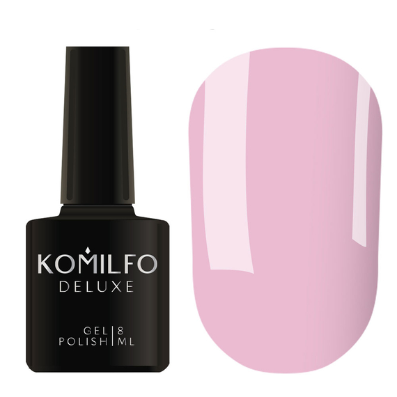Gel polish Komilfo Deluxe Series No. D038 bright lavender-pink enamel, 8 ml, Color: Pink, Volume: 8 ml