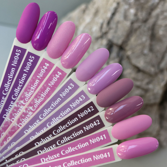 Gel polish Komilfo Deluxe Series No. D043 light lilac-purple enamel, 8 ml, Color: Purple, Volume: 8 ml, 4 image