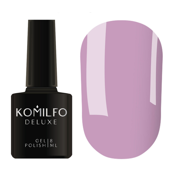 Gel polish Komilfo Deluxe Series No. D043 light lilac-purple enamel, 8 ml, Color: Purple, Volume: 8 ml