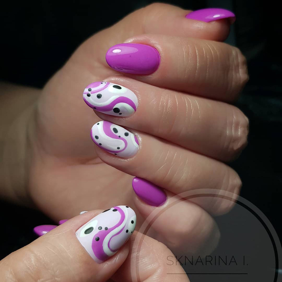 Гель-лак Komilfo Deluxe Series №D045 приглушенный темно-лиловый эмаль, 8 мл, Цвет: Лиловый, Обьем: 8 мл, изображение 3