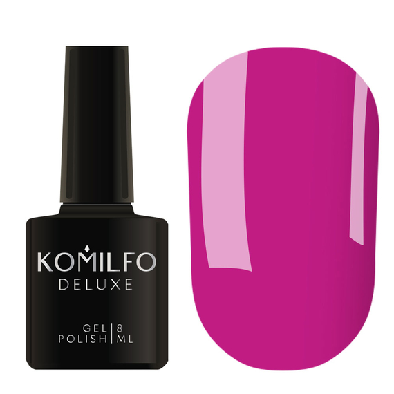 Gel polish Komilfo Deluxe Series No. D049 pink magenta enamel, 8 ml, Color: Pink, Volume: 8 ml