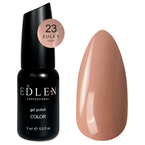 Гель-лак Edlen Color №023 бежевый, 9 мл