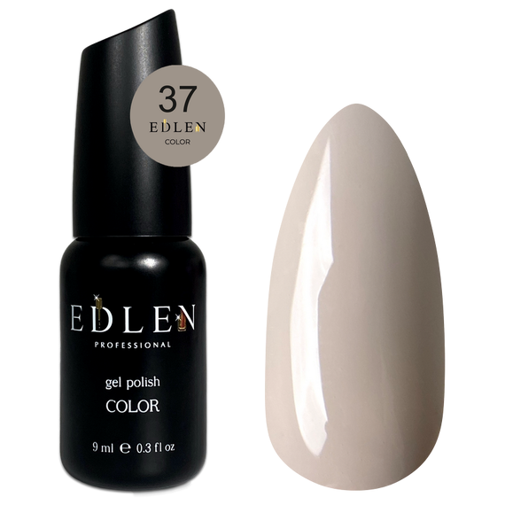 Гель-лак Edlen Color №037 пастельно-серый, 9 мл