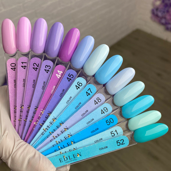 Гель-лак Edlen Color №046 небесный, 9 мл, изображение 2