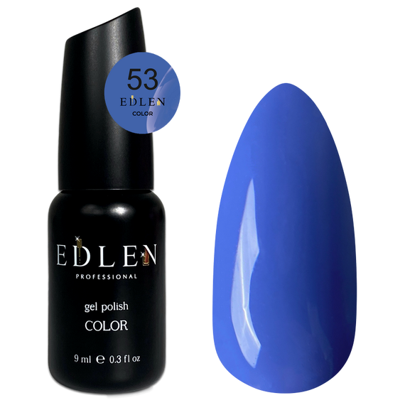 Гель-лак Edlen Color №053 джинсовый, 9 мл
