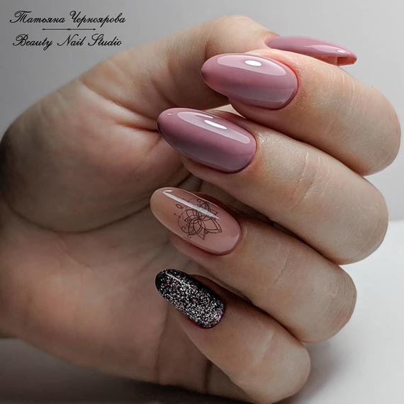 Gel polish Komilfo Deluxe Series No. D060 dark cocoa enamel, 8 ml, Color: Purple, Volume: 8 ml, 3 image