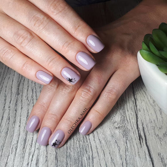 Гель-лак Komilfo Deluxe Series №D068 приглушенный серо-лиловый эмаль, 8 мл, Цвет: Лиловый, Обьем: 8 мл, изображение 2