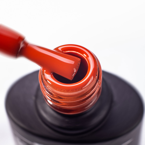 Gel polish Komilfo Deluxe Series No. D073 dark orange enamel, 8 ml, Color: Orange, Volume: 8 ml, 2 image