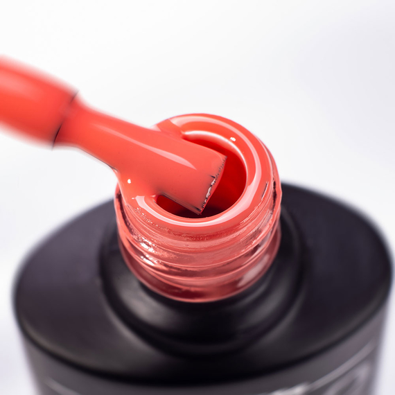 Гель-лак Komilfo Deluxe Series №D076 розовый персик эмаль, 8 мл, Цвет: Персиковый, Обьем: 8 мл, изображение 2