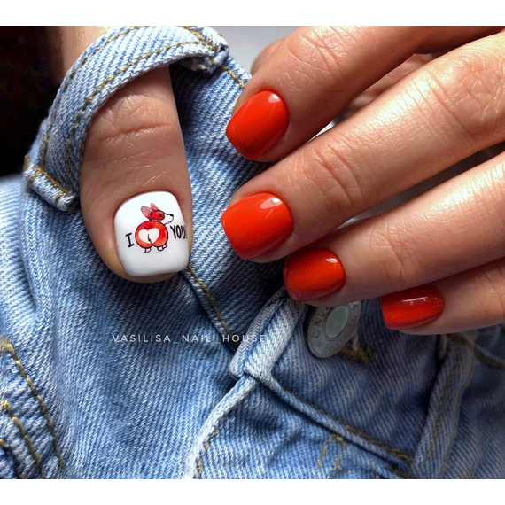 Gel polish Komilfo Deluxe Series No. D078 coral-red enamel, 8 ml, Color: Red, Volume: 8 ml, 3 image