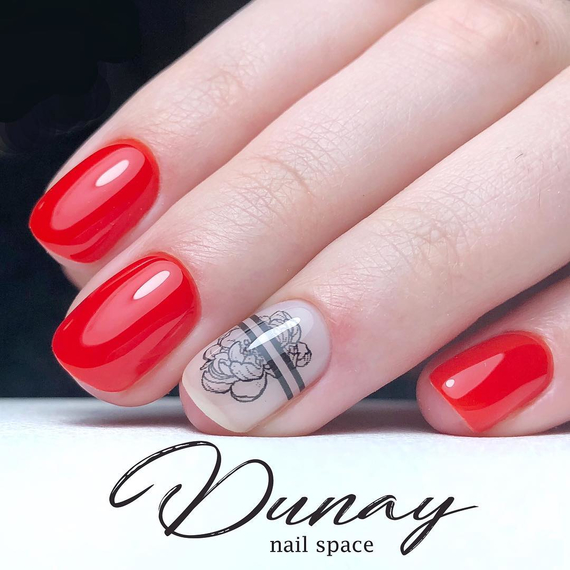 Гель-лак Komilfo Deluxe Series №D079 яскравий червоний емаль, 8 мл, Колір: Червоний, Об`єм: 8 мл, зображення 3