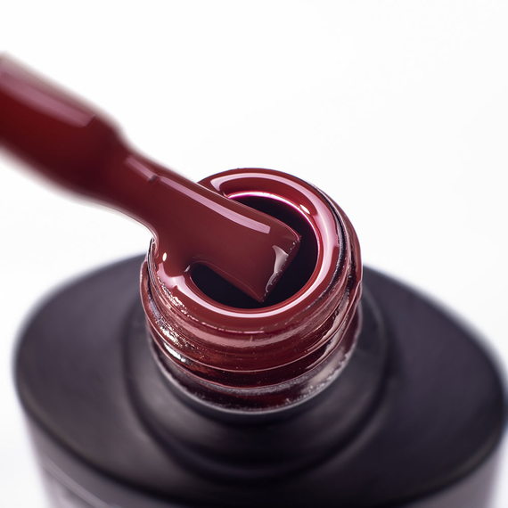 Gel polish Komilfo Deluxe Series No. D098 slightly burgundy-brown enamel, 8 ml, Color: Brown, Volume: 8 ml, 2 image