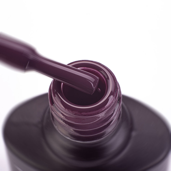 Гель-лак Komilfo Deluxe Series №D105 сіро-баклажановий емаль, 8 мл, Колір: Фіолетовий, Об`єм: 8 мл, зображення 2