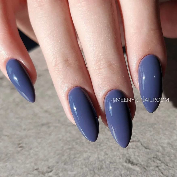 Gel polish Komilfo Deluxe Series No. D107 gray-blue denim enamel, 8 ml, Color: Dark blue, Volume: 8 ml, 3 image