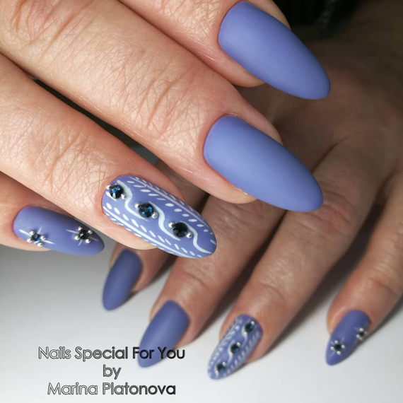 Гель-лак Komilfo Deluxe Series №D108 светлый серо-синий эмаль, 8 мл, Цвет: Синий, Обьем: 8 мл, изображение 3