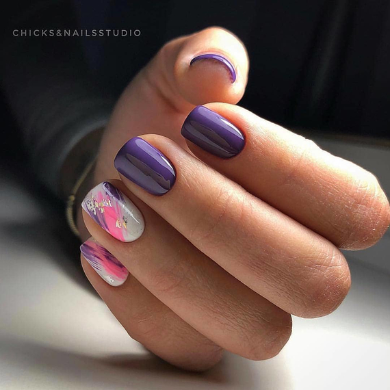 Гель-лак Komilfo Deluxe Series №D109 приглушений фіолетовий емаль 8 мл, Колір: Фіолетовий, Об`єм: 8 мл, зображення 3