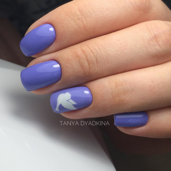 Gel polish Komilfo Deluxe Series No. D115 lavender-blue enamel, 8 ml, Color: Dark blue, Volume: 8 ml, 3 image