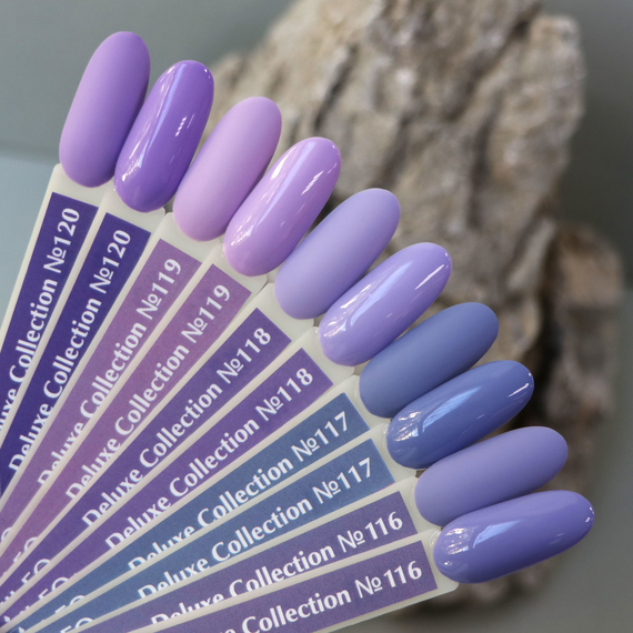 Гель-лак Komilfo Deluxe Series №D118 светло-сиреневая эмаль, 8 мл, Цвет: Сиреневый, Обьем: 8 мл, изображение 4