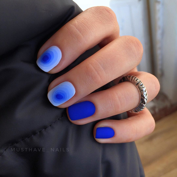 Gel polish Komilfo Deluxe Series No. D127 royal blue enamel, 8 ml, Color: Dark blue, Volume: 8 ml, 3 image