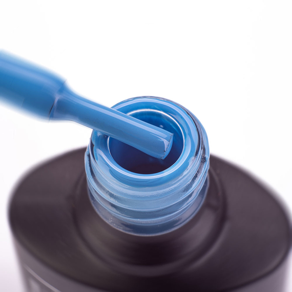 Гель-лак Komilfo Deluxe Series №D134 темно-голубая эмаль, 8 мл, Цвет: Голубой, Обьем: 8 мл, изображение 2